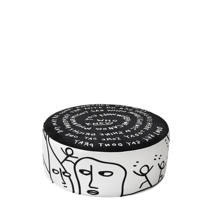 Pouf Eclipse Etching di Qeeboo