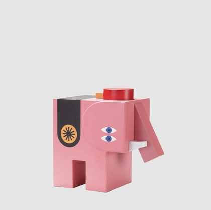 Tavolino in MDF laccato Jumbo di Qeeboo
