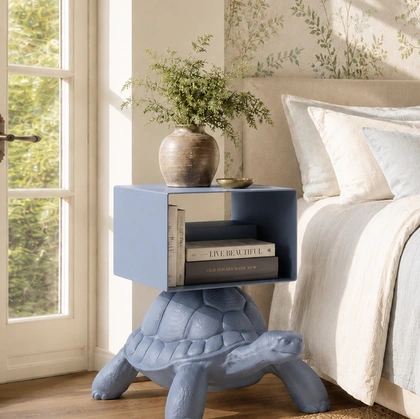 Tavolino di design Turtle Carry di Qeeboo