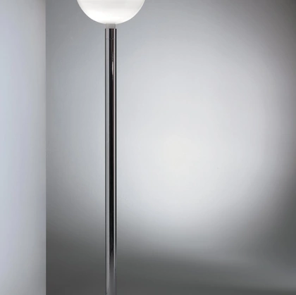 Lampada da terra AM2C in metallo e vetro di Nemo