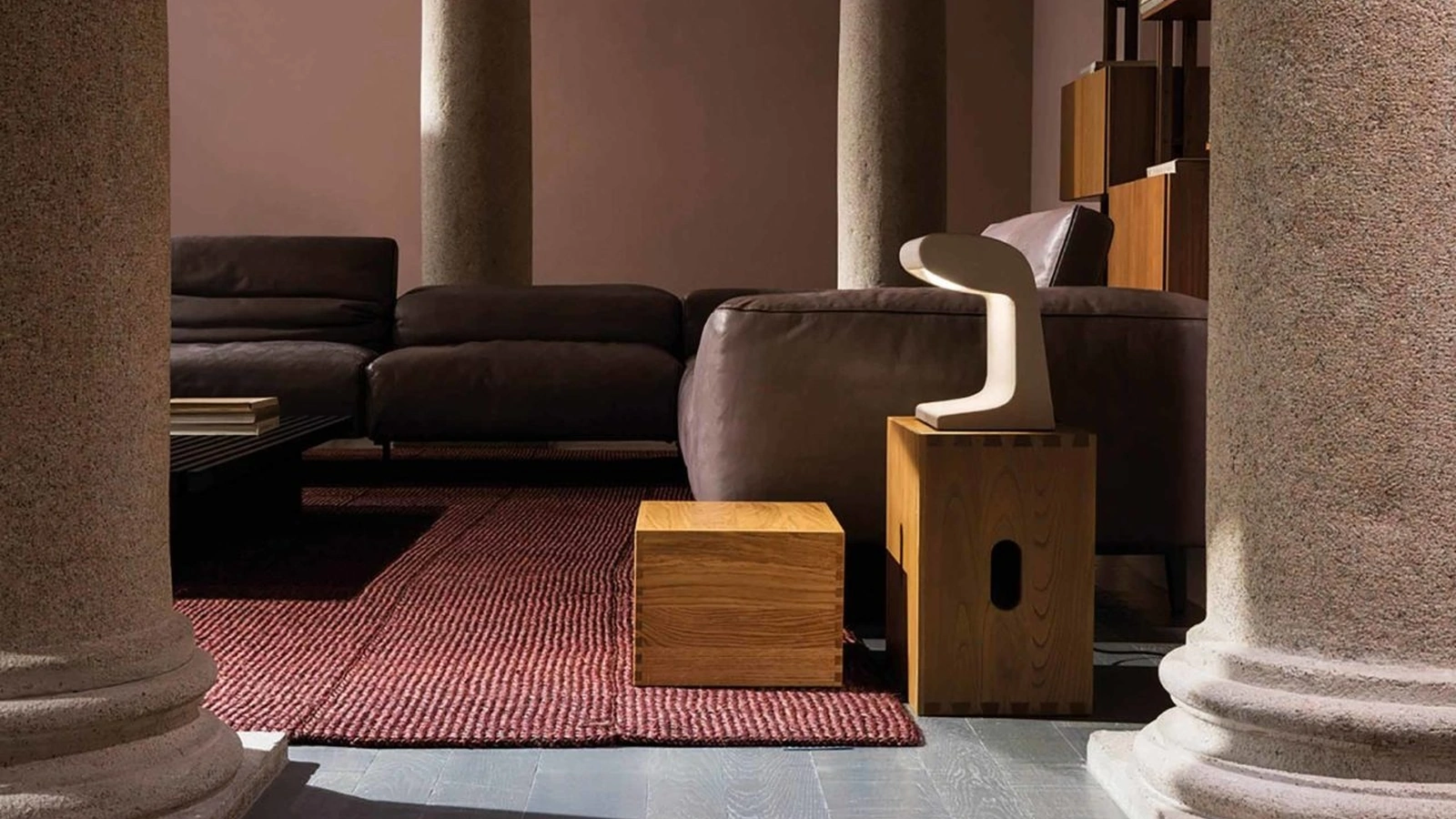 Lampada da tavolo Borne Béton Petite di Nemo