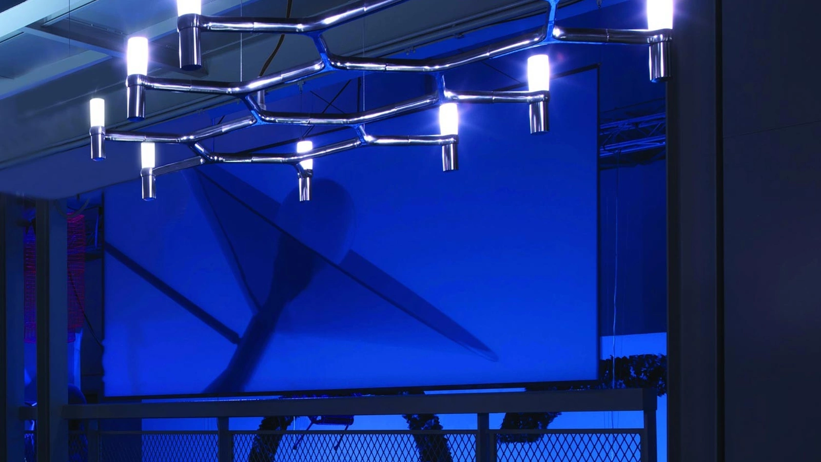 Lampada a sospensione Crown Plana in policarbonato di Nemo