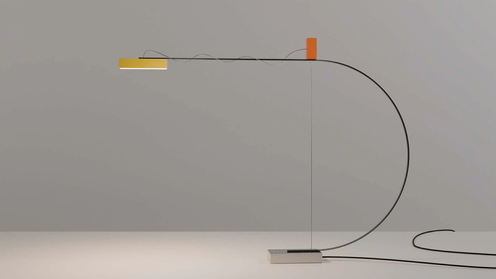 Lampada da terra di design Cupido di Nemo