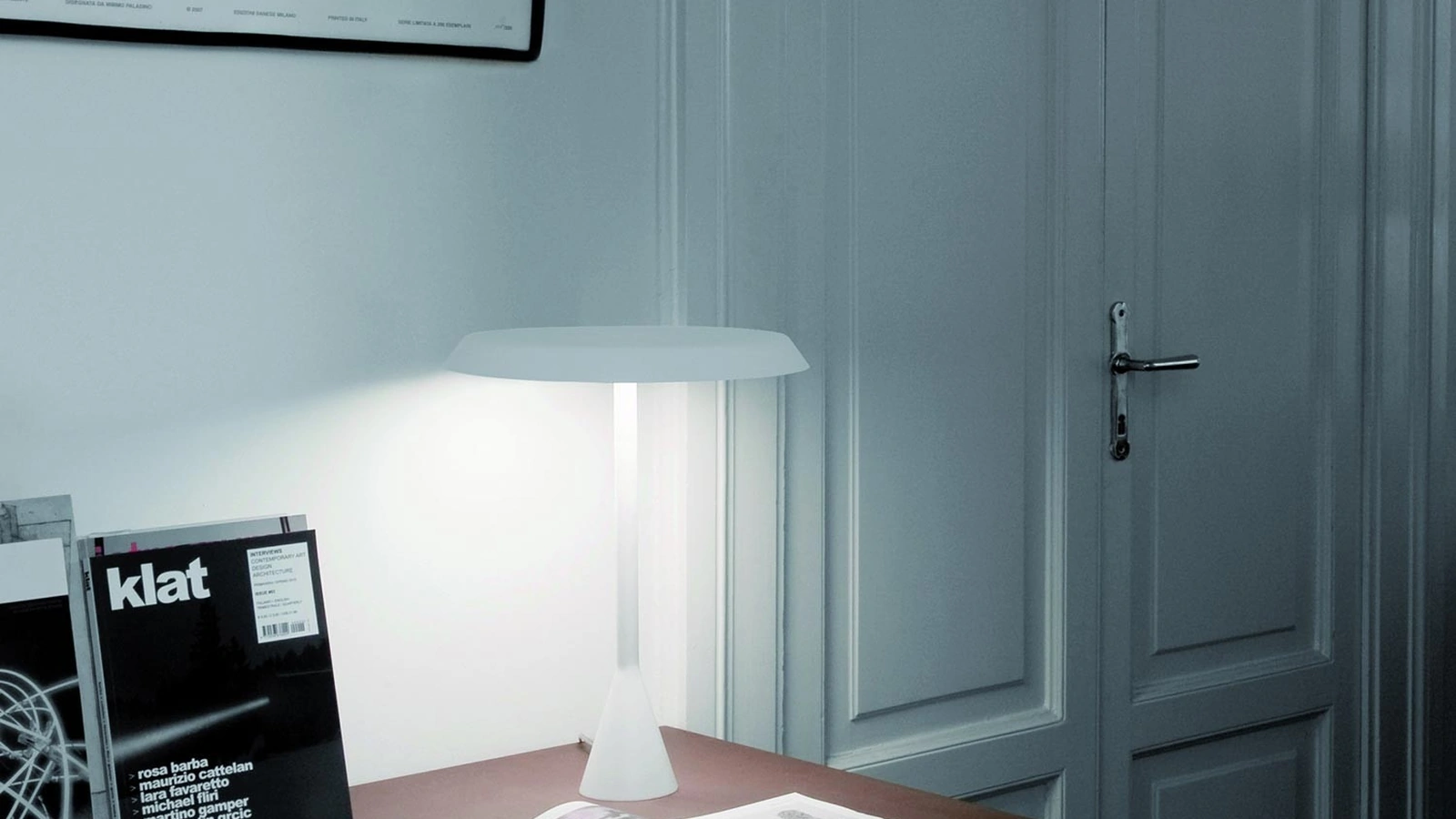 Lampada da tavolo Panama in policarbonato di Nemo