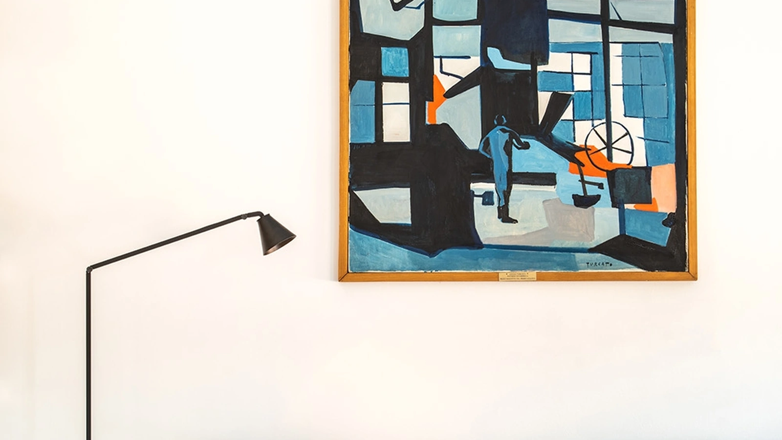 Lampada da terra Untitled Reading Cone di Nemo