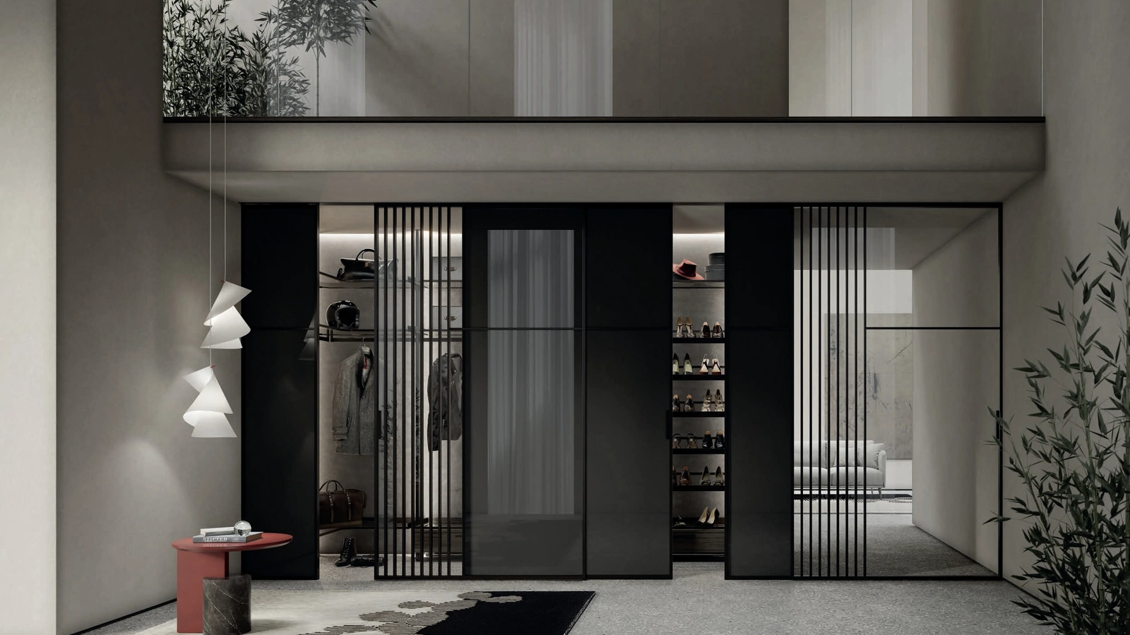 Cabina Armadio in laccato opaco Venere comp 306 di Doal