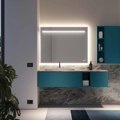 Mobile da Bagno sospeso Dogma 04 di Ideagroup