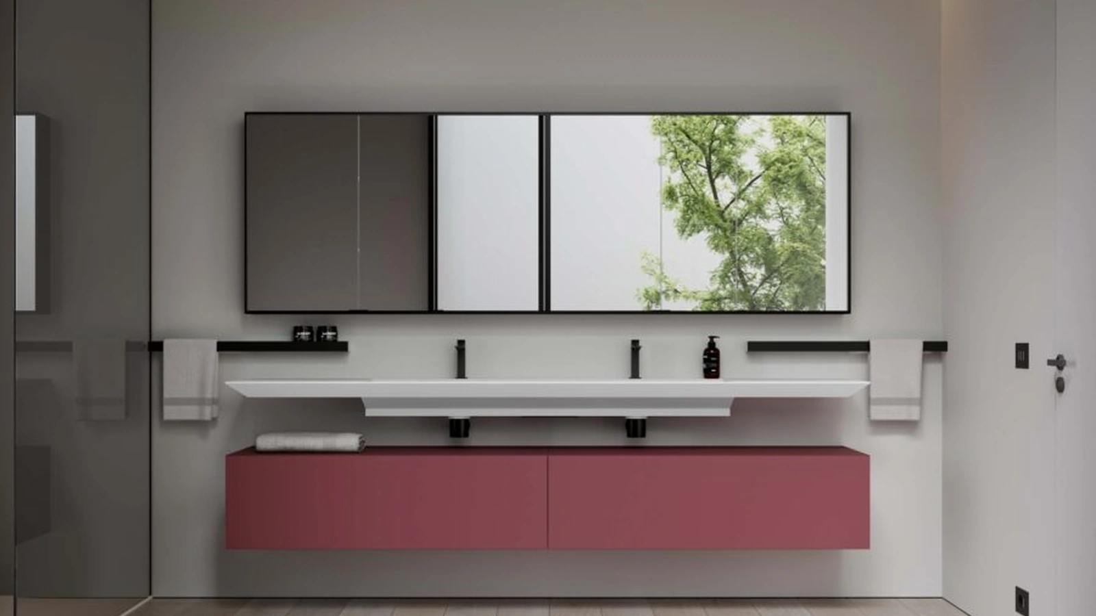 Mobile da Bagno sospeso Dogma 17 di Ideagroup