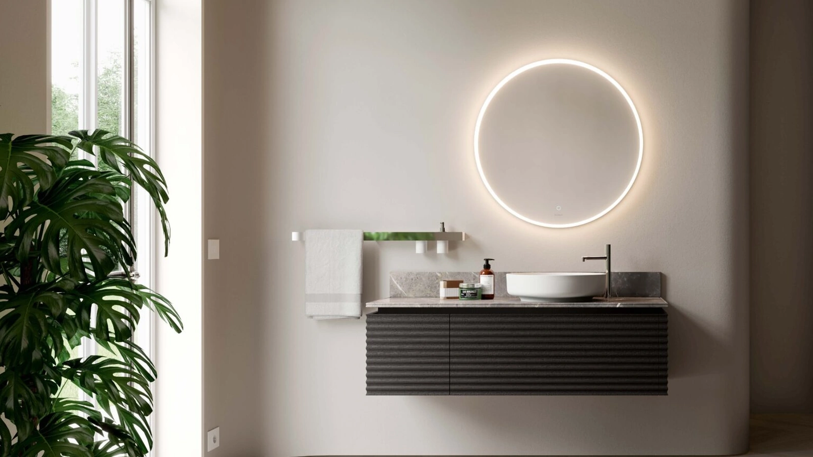 Mobile da Bagno sospeso Dolcevita 05 di Ideagroup