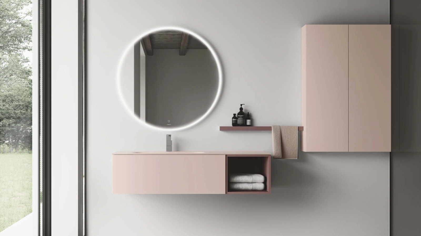 Mobile da Bagno sospeso Dogma 12 di Ideagroup