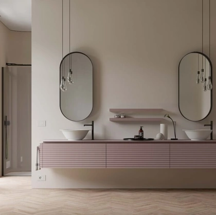 Mobile da Bagno sospeso Dolcevita 02 di Ideagroup