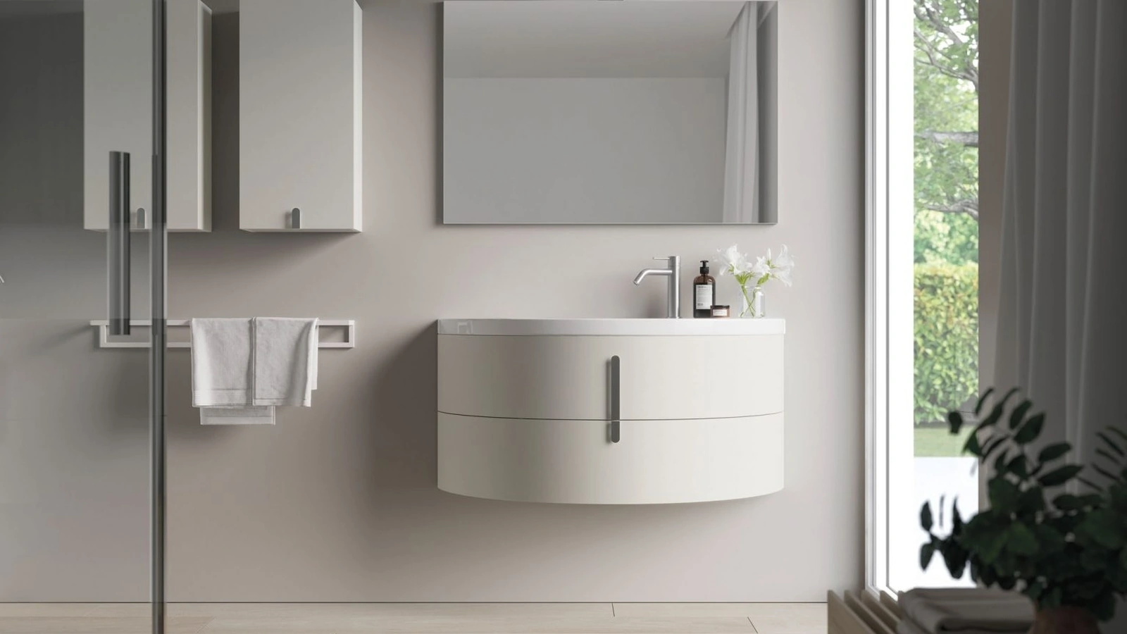 Mobile da Bagno Moon 01 di Ideagroup