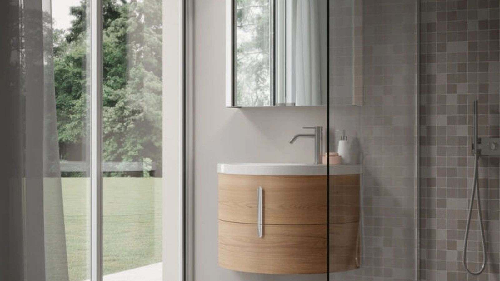 Mobile da Bagno Moon 02 di Ideagroup