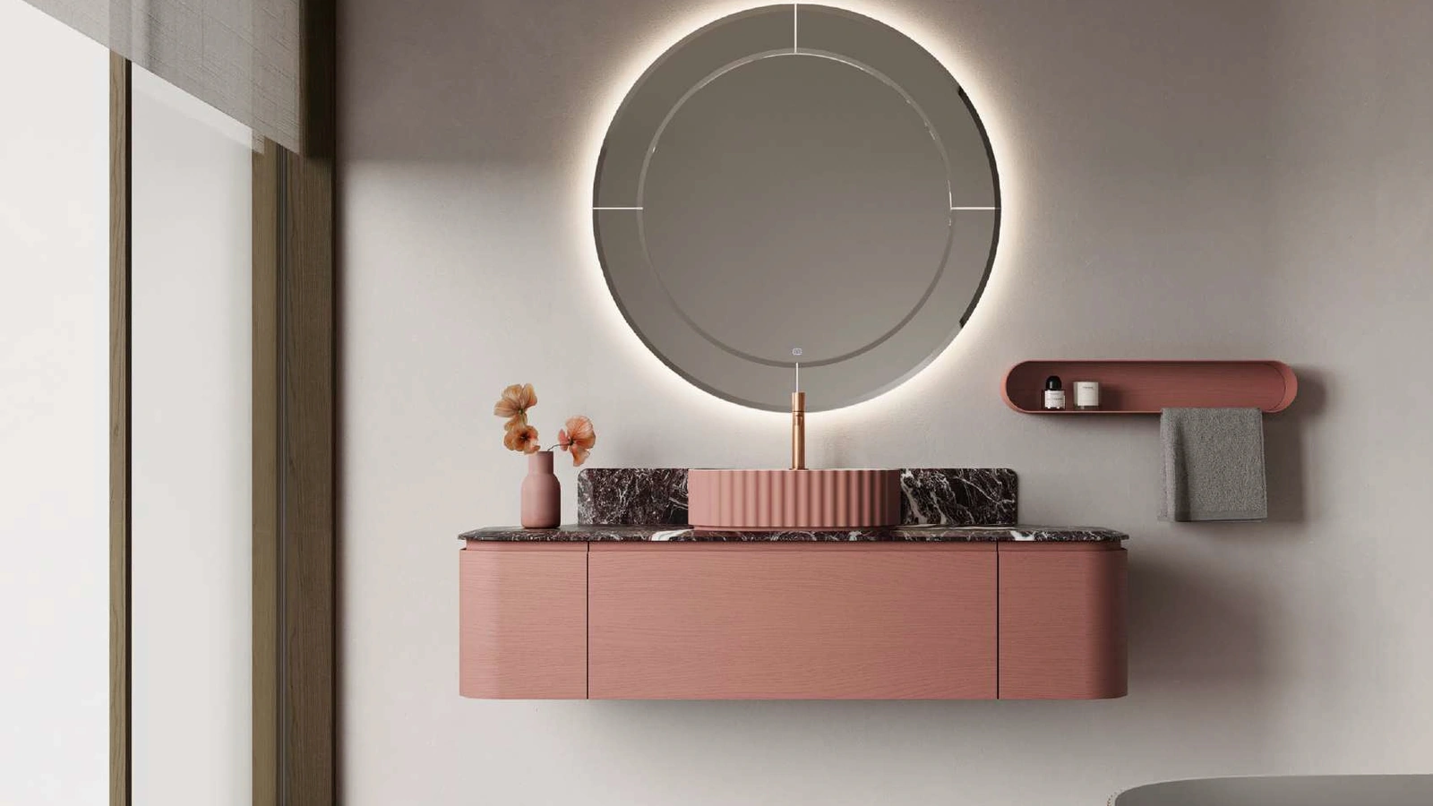 Mobile da Bagno sospeso Seventy|Form 01 di Ideagroup