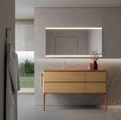 Mobile da Bagno Seventy|Form 12 in frassino naturale di Ideagroup