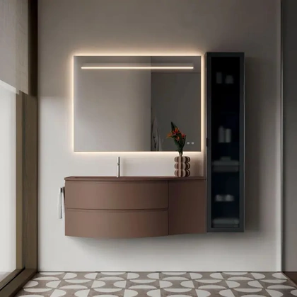 Mobile da Bagno sospeso Seventy|Form 24 di Ideagroup