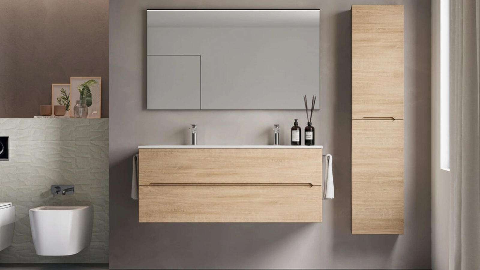 Mobile da Bagno sospeso Smyle 02 di Ideagroup