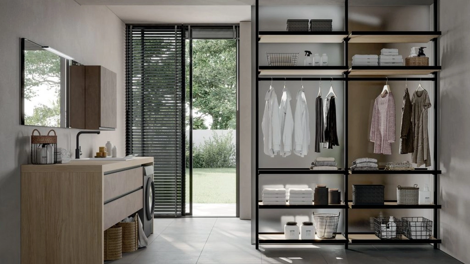 Mobile per lavanderia Spazio Time 05 di Ideagroup