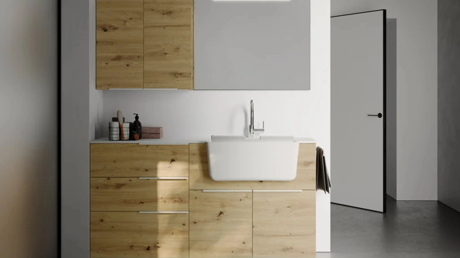 Mobile da Lavanderia Spazio Time 08 di Ideagroup