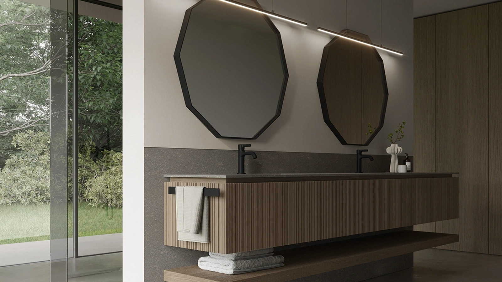 Mobile da Bagno sospeso ViaCondotti 01 di Ideagroup