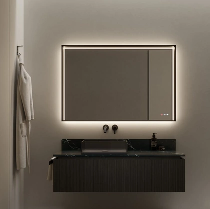 Mobile da Bagno sospeso ViaCondotti 07 in rovere moro di Ideagroup