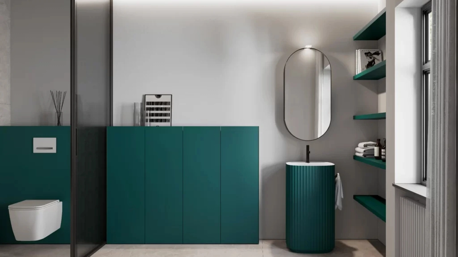 Mobile da Bagno Wall Home 2|B1 di Ideagroup