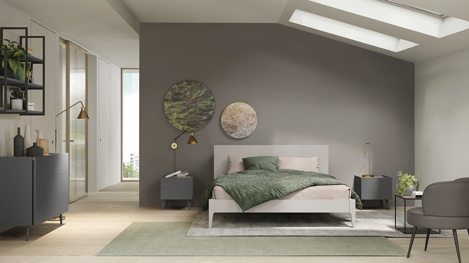Letto matrimoniale Mushy di Colombini Casa