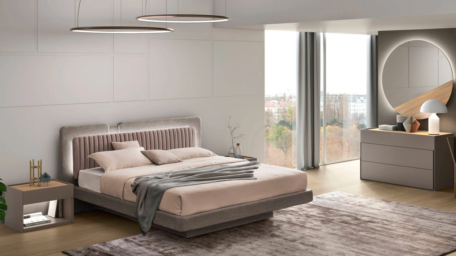 Letto imbottito Ginger di Maronese