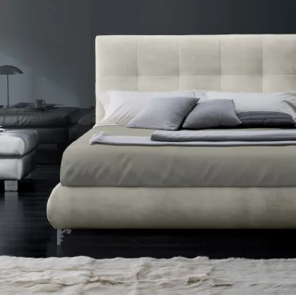 Letto con testiera trapuntata Urban New Cap di Altrenotti