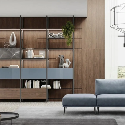 Libreria Mida a soffitto di Doal