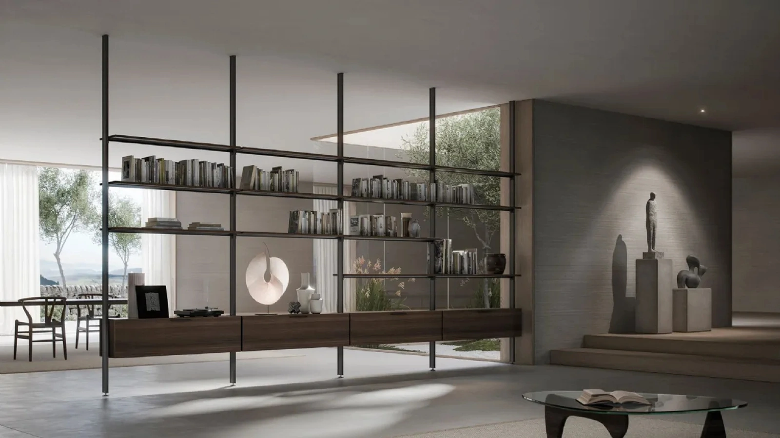 Libreria Karin a soffitto di Doal