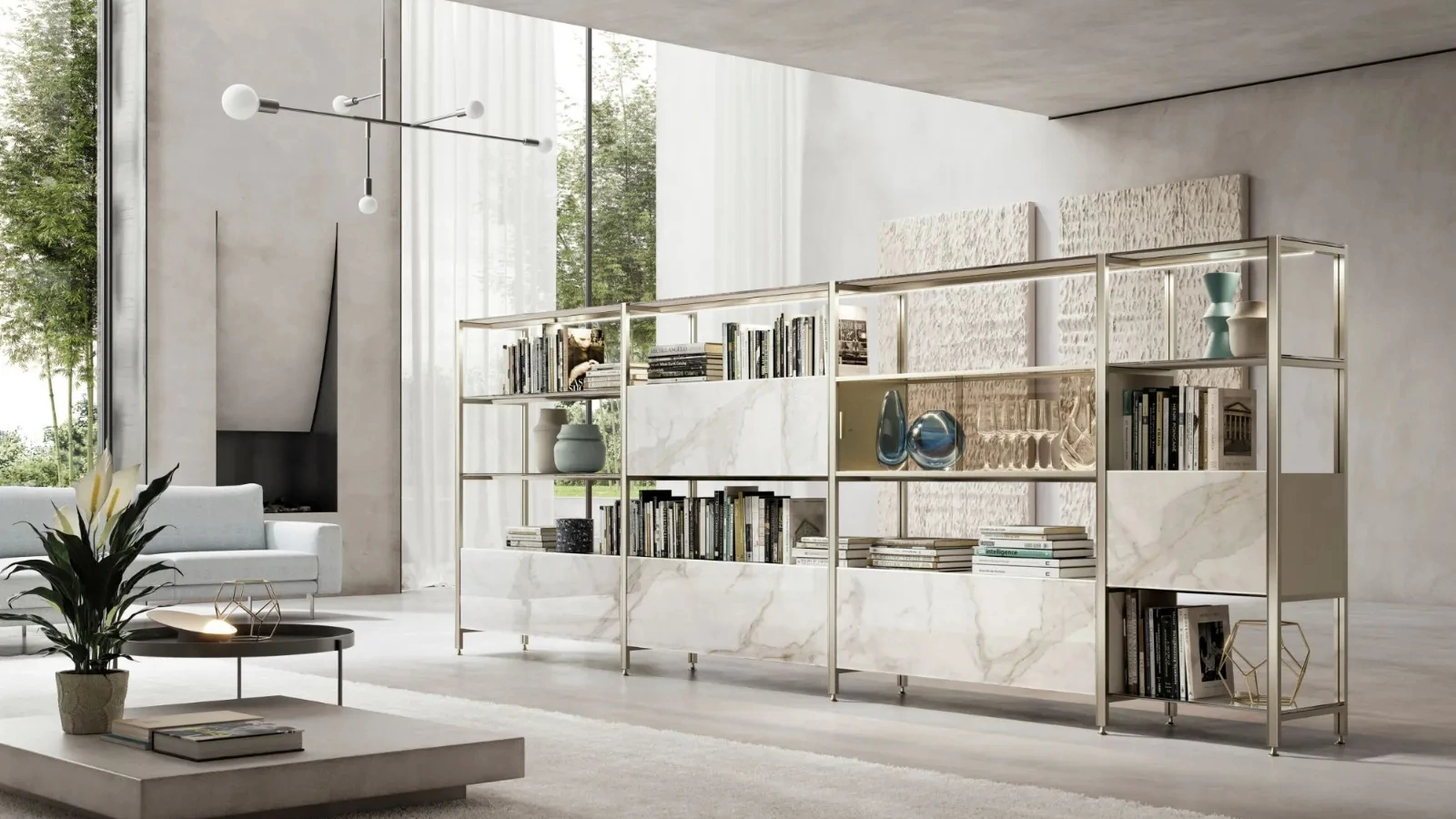 Libreria Mida divisoria di Doal