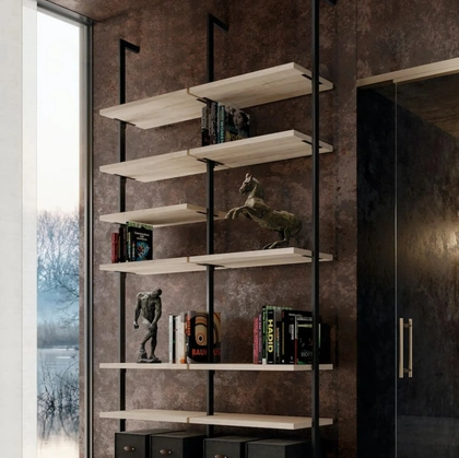 Libreria a muro Simply di Doal