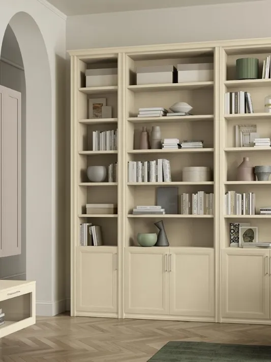 Libreria Horizon 944 in legno e laminato di Mobilgam