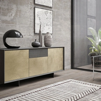 Madia Horizon Zen 974 in laccato spazzolato di Mobilgam