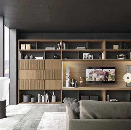 Parete Attrezzata My Space 25-02 di Alf Da Frè