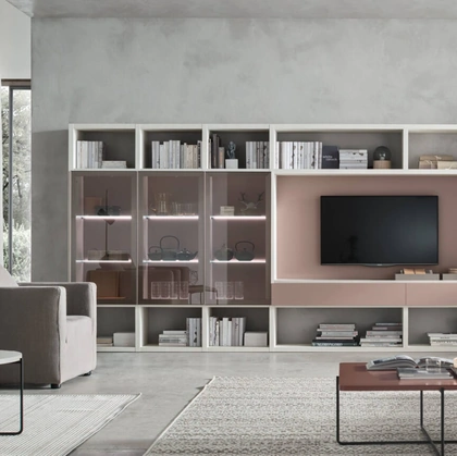 Parete Attrezzata Sistema Spalla Comp SA2202 di Maronese