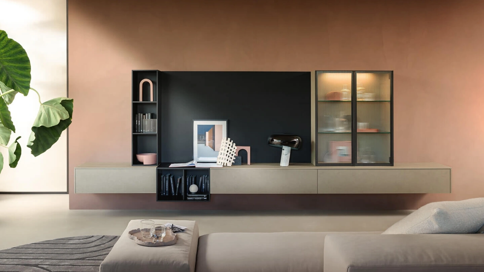 Parete Attrezzata SpaceMakers day SM2502 di Zalf