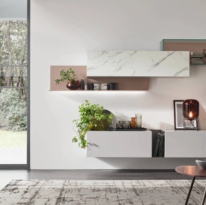 Parete Attrezzata Unix Comp SU2107 di Maronese