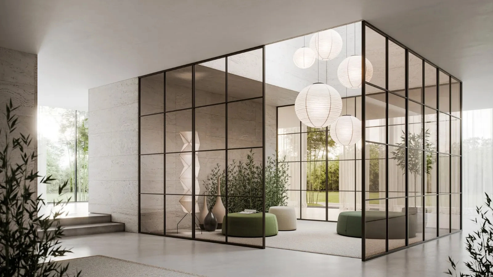 Parete divisoria per interni Zeus di Doal