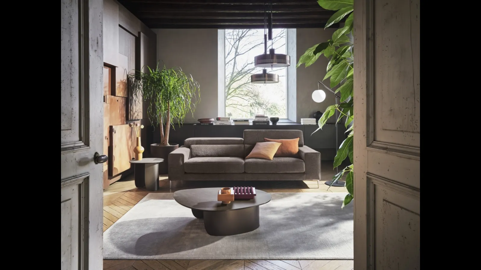 Divano lineare Edgar di Calligaris