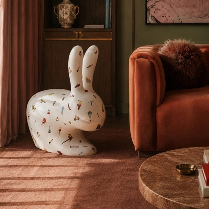 Sedia Rabbit Fiorucci di Qeeboo