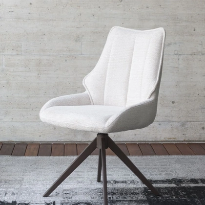 Sedia Raya in tessuto imbottito di Altacom