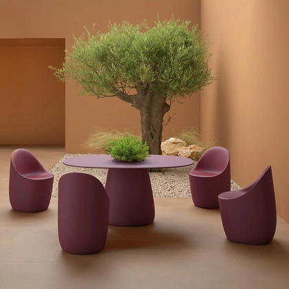Tavolo Cobble Top HPL di Qeeboo