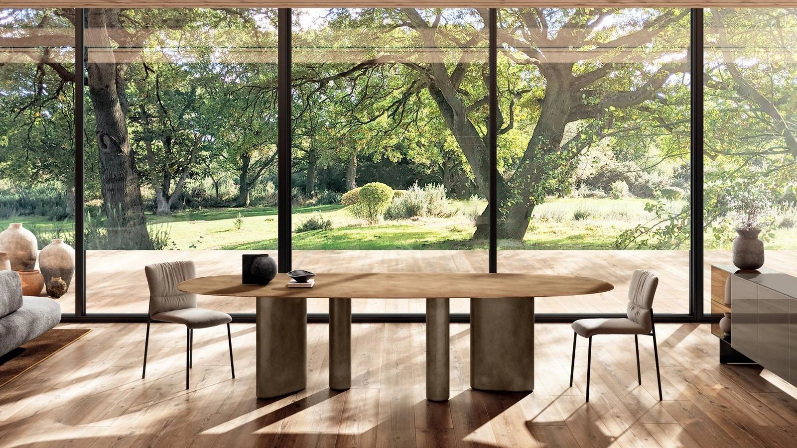 Tavolo in legno Hoa 2360 di Lago