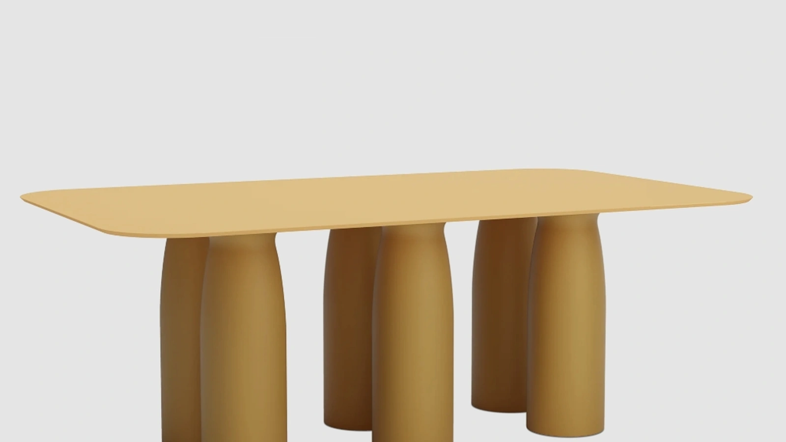 Tavolo Toto Rectangular HPL Top di Qeeboo