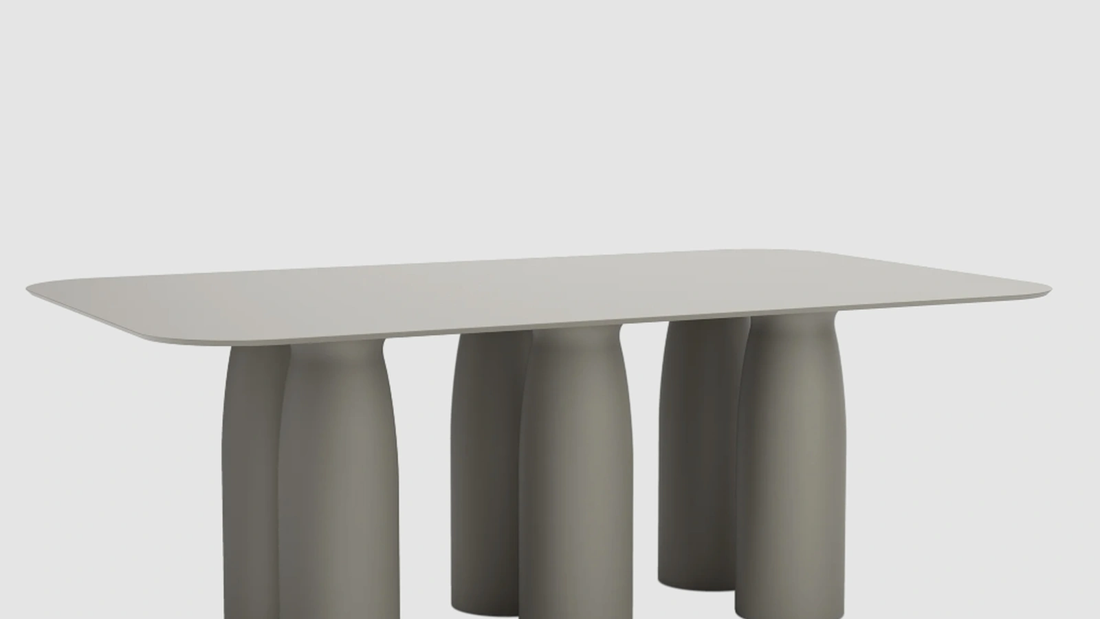 Tavolo Toto Rectangular HPL Top di Qeeboo