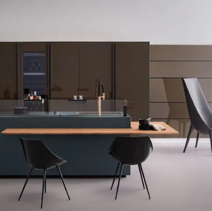 Cucina Design Artematica Soft Outline Vetro di Valcucine