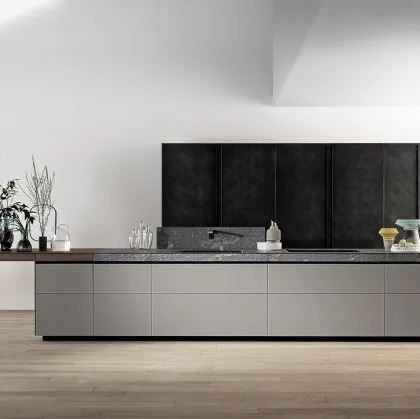 Cucina Design Genius Loci Vitrum opaco Grigio Fuoco di Valcucine