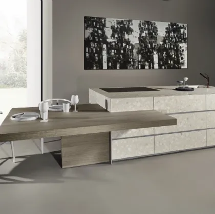 Cucina Design con isola Giza di Maistri